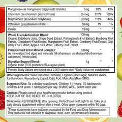 Go Healthy Natural vegan kids multivitamin label emphasizing allergy-friendly ingredients