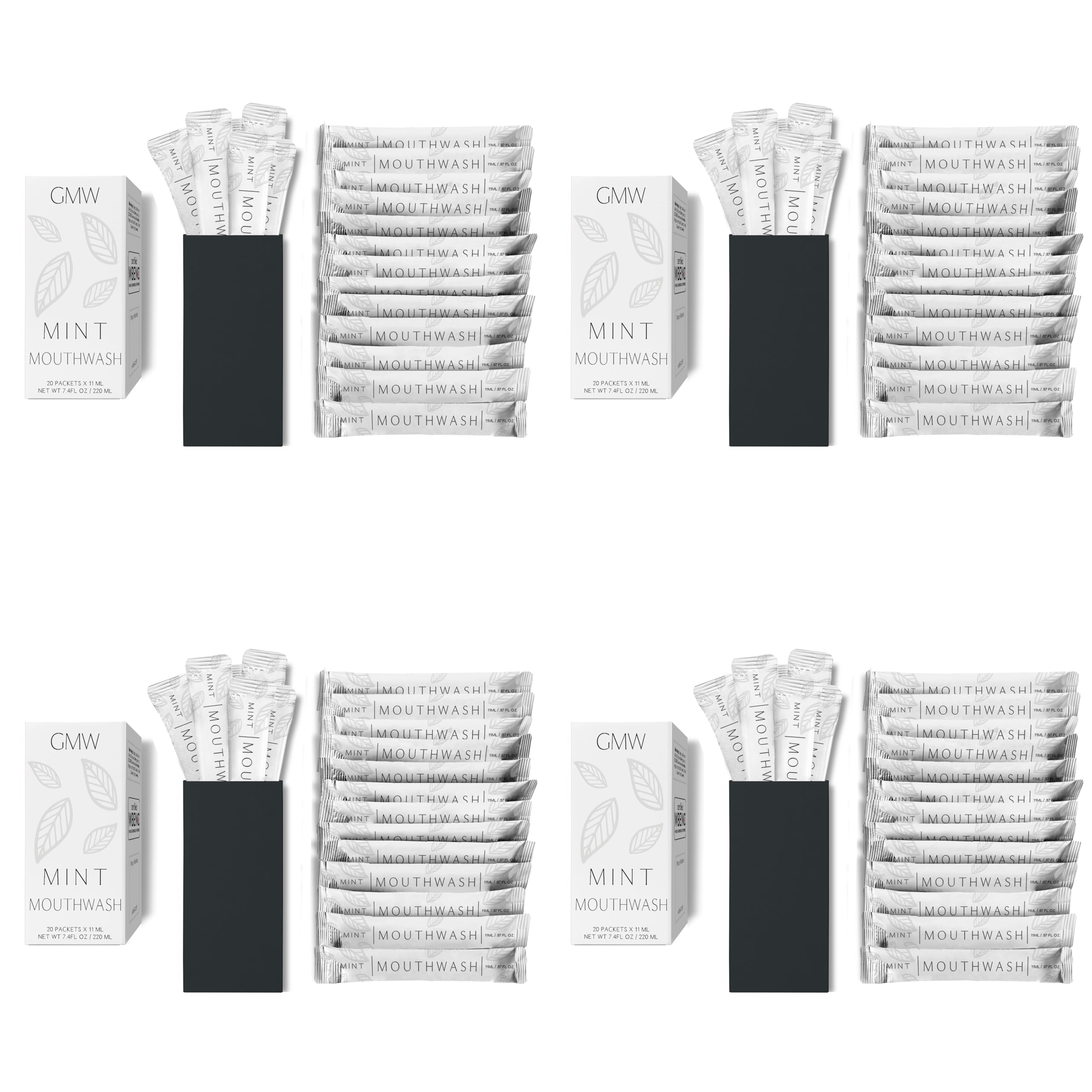 Go Mouthwash travel packets in a box for hotel-ready, fresh breath when guests visit.