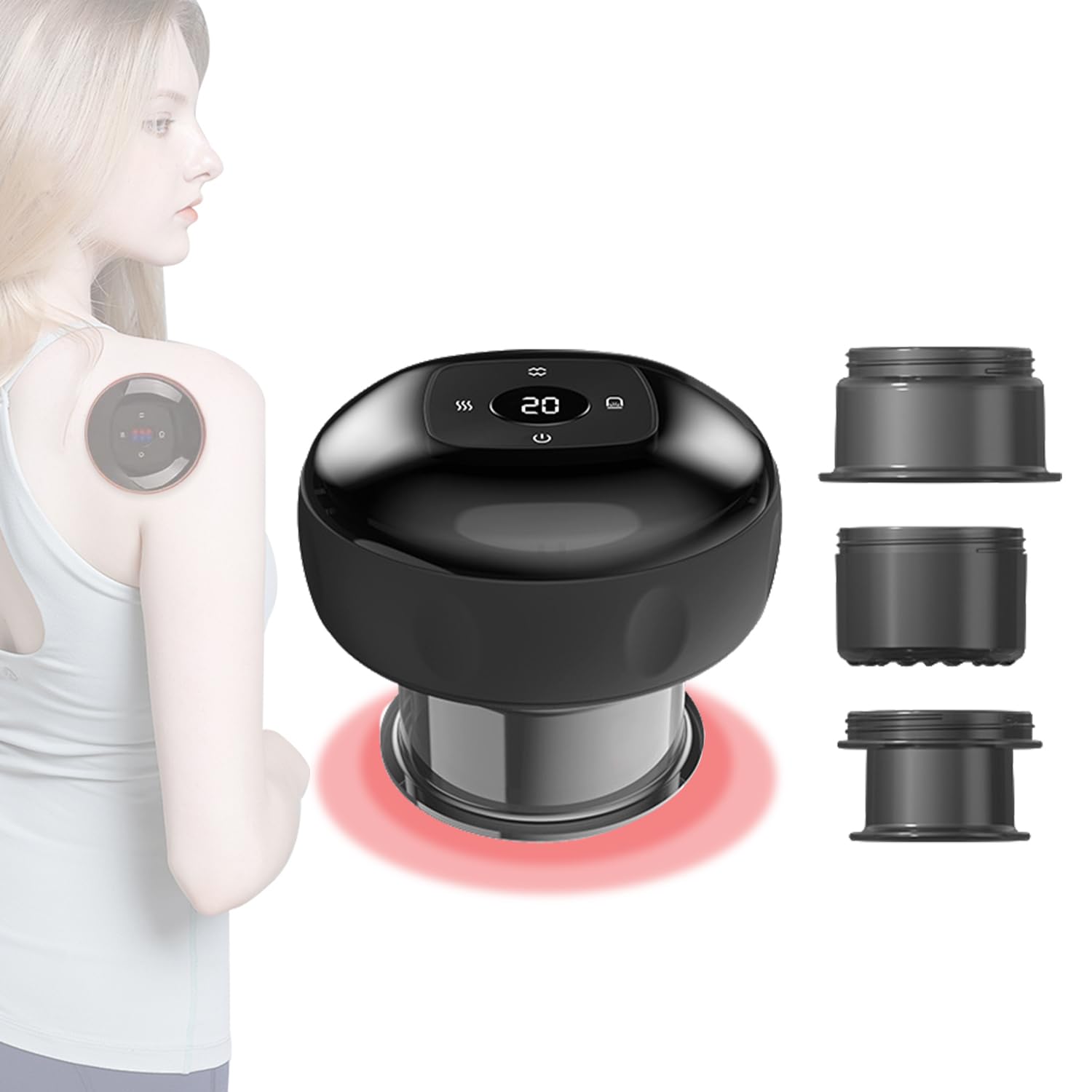 GOAKICHGO 5-in-1 cupping set for targeted full-body relief.