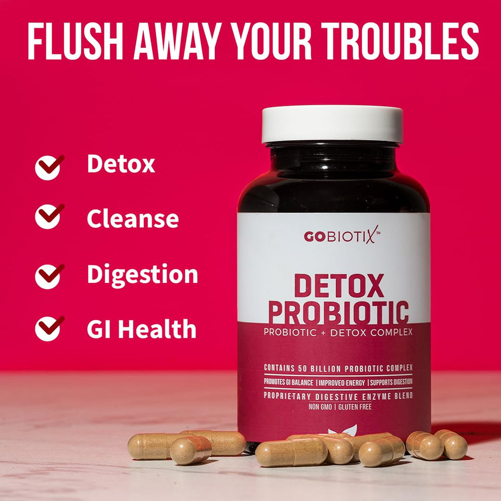 GOBIOTIX Detox includes milk thistle and dandelion for gentle detox support.