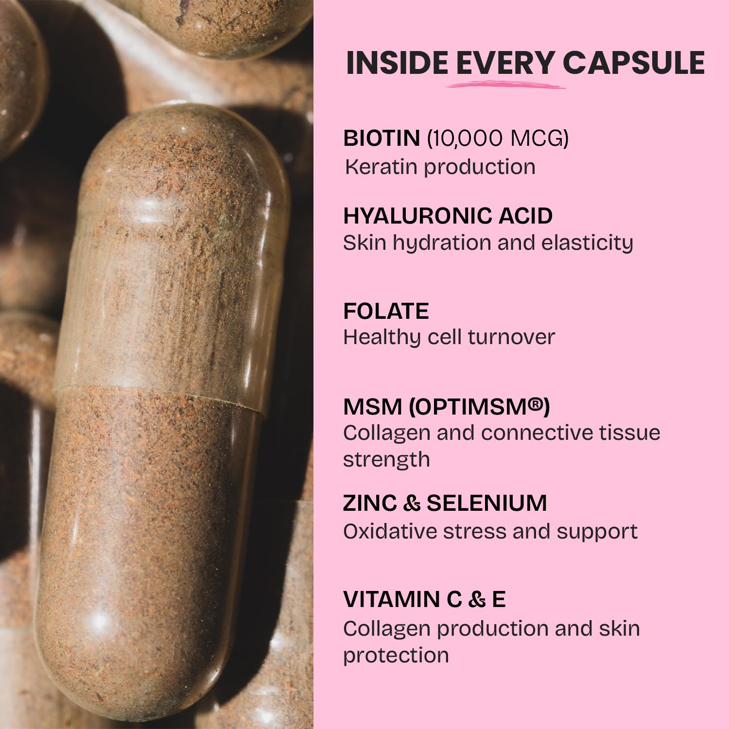 Gobiotix hyaluronic acid capsule for skin hydration