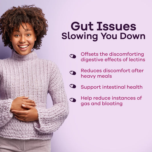 GoBiotix Lectin Defense capsules close up showing MSM and enzyme blend