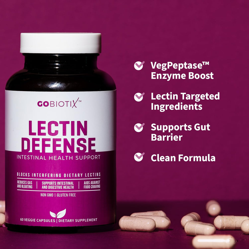 GOBIOTIX Lectin Defense clean label icon indicating GMP and U.S. production.