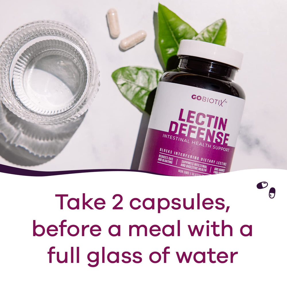 GoBiotix Lectin Defense ingredients blend emphasizes non GMO gluten free formula