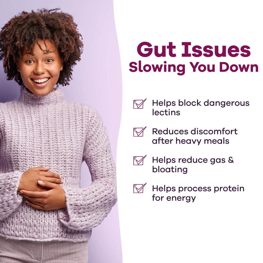 GoBiotix Lectin Defense label close up with supplement details