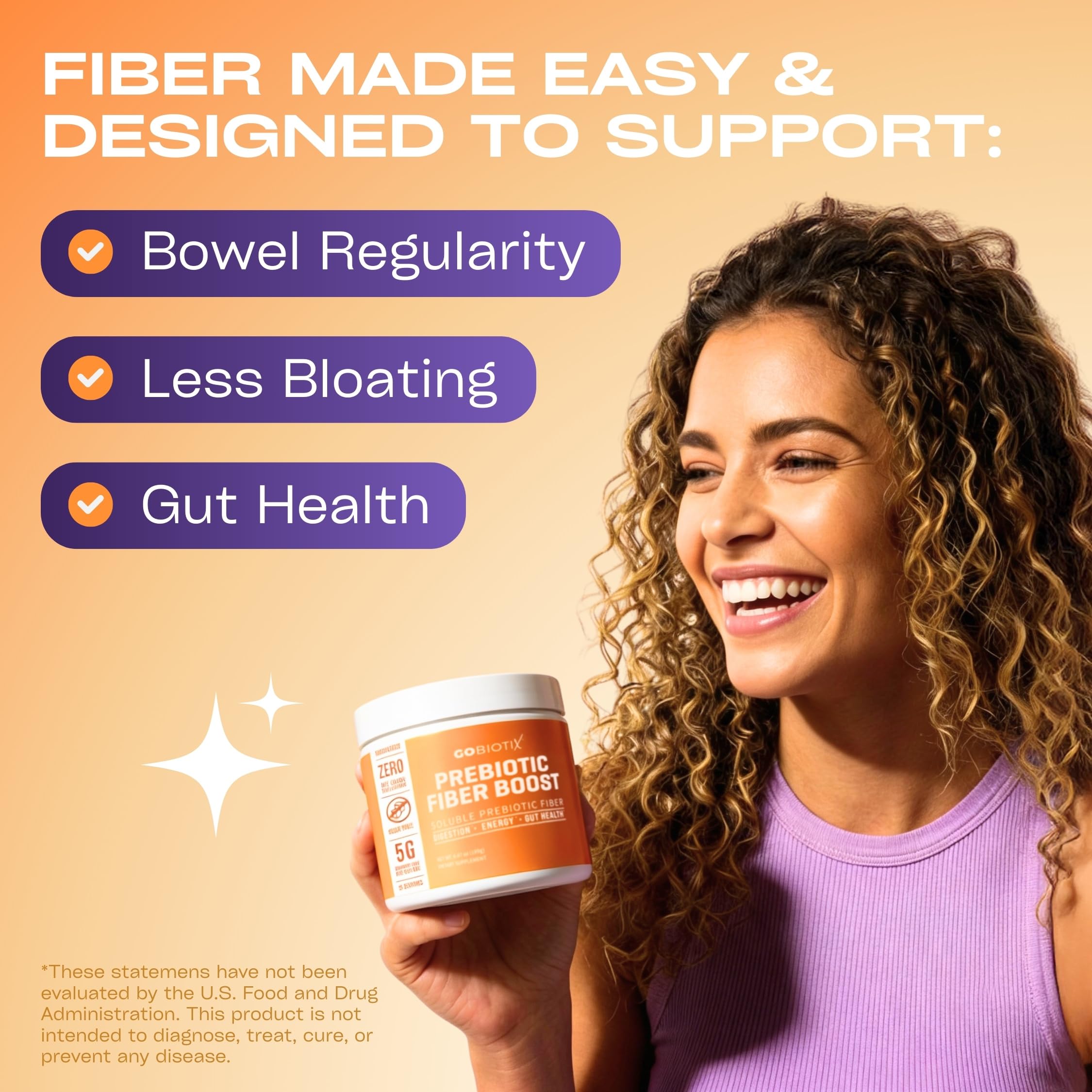 GOBIOTIX prebiotic routine in a morning smoothie for convenient gut-friendly nourishment.