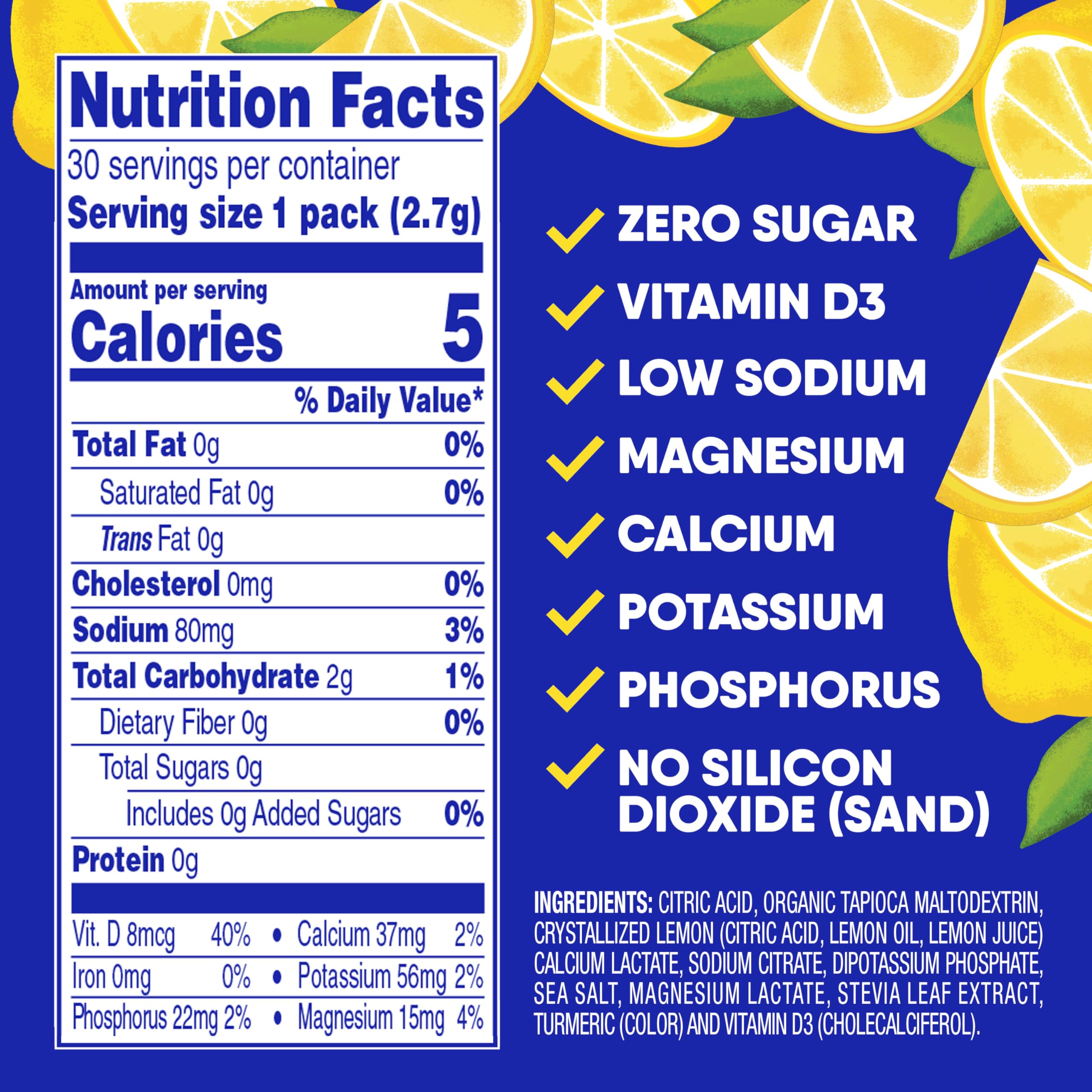 GoHydrate zero sugar icon signals a sugar-free hydration option
