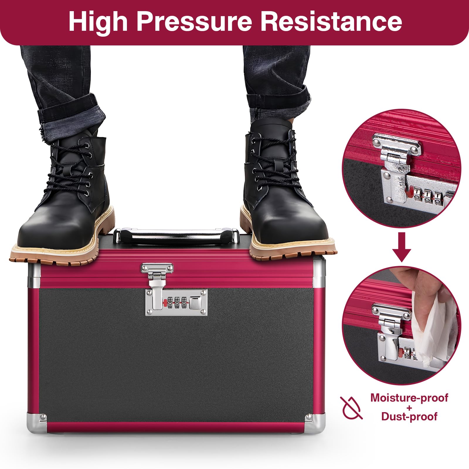 GODLONSEN lock box combination cylinder enables keyless access