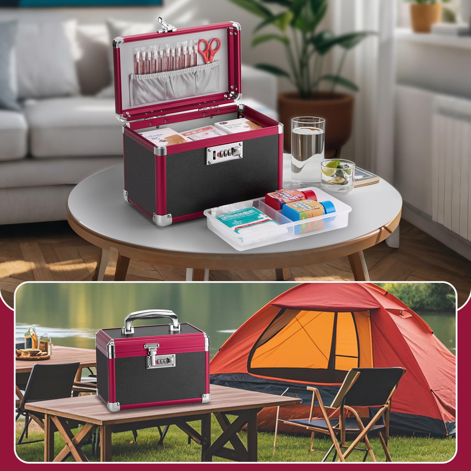 GODLONSEN ten-by-six-by-six-point-seven-inch box showcases compact home safety.