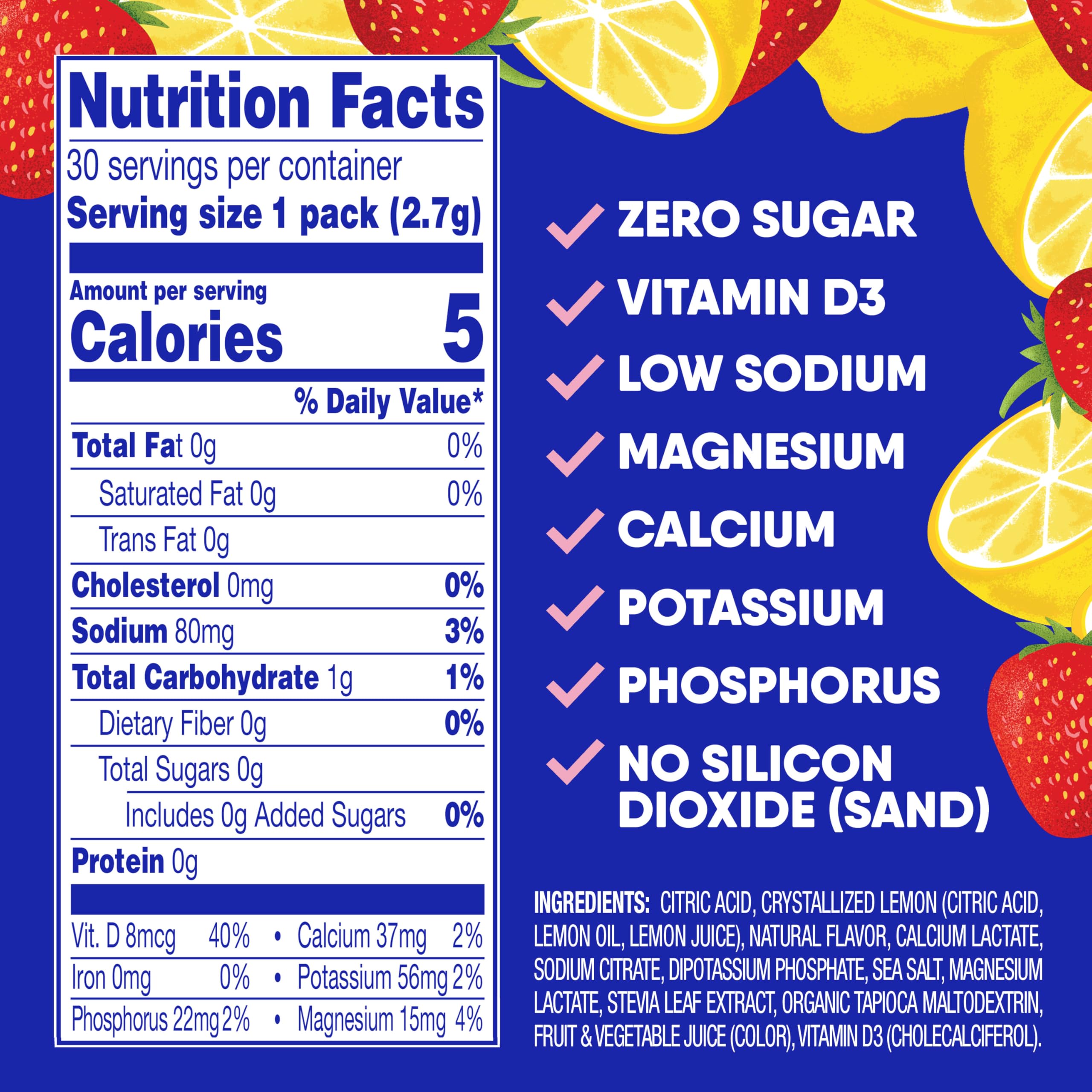 GoHydrate gluten-free non-GMO packets suitable for sensitive diets.