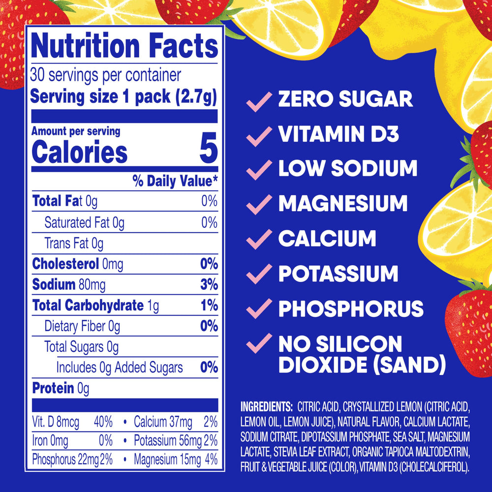 GoHydrate gluten-free non-GMO packets suitable for sensitive diets.