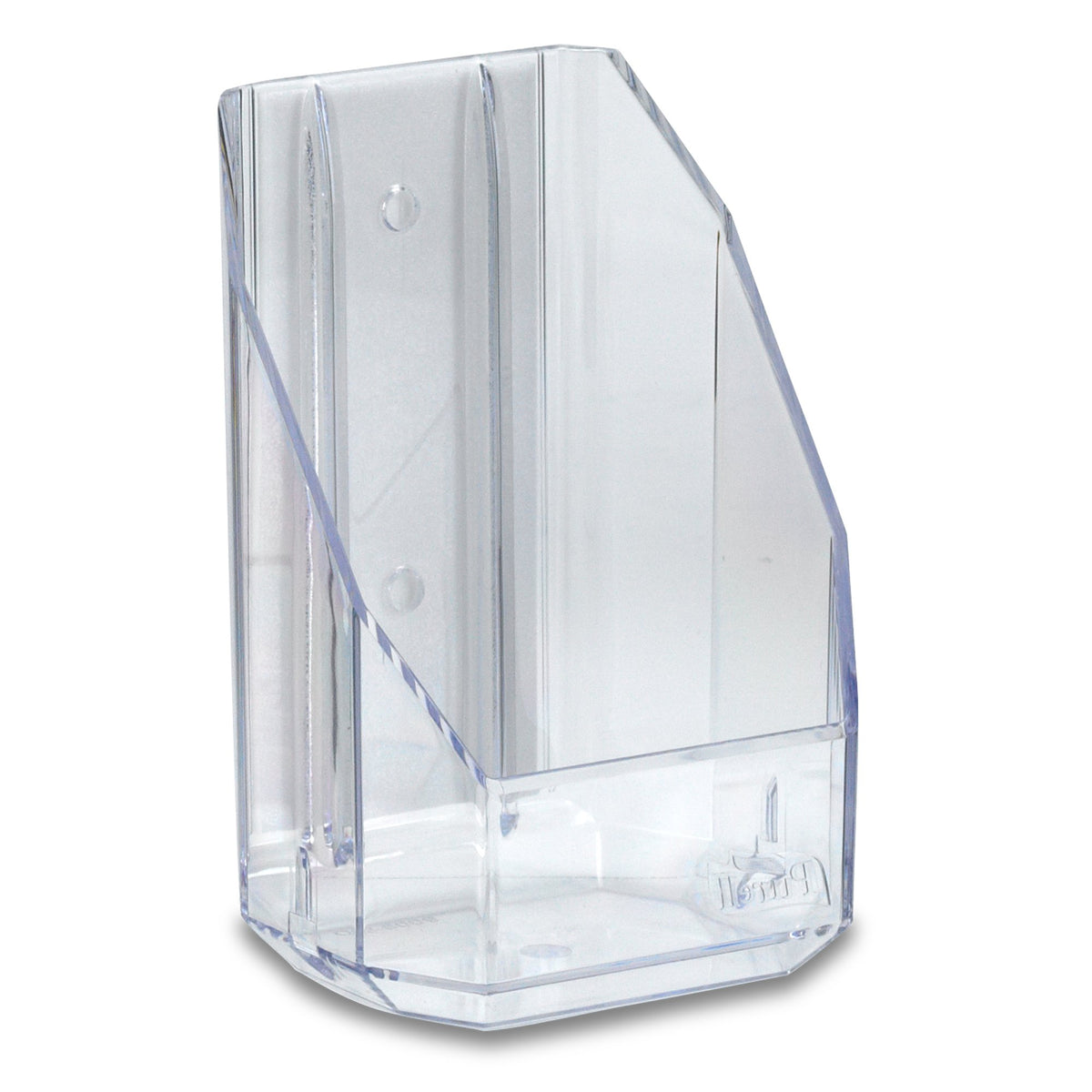 Gojo Places compact wall-mount bottle bracket holding a 12 oz PURELL bottle for easy access.
