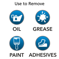 GOJO SUPRO MAX label closeup highlighting cleaner and conditioner blend.