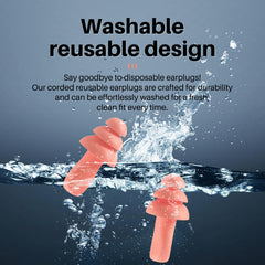 GOL-SIV individually wrapped earplugs ready for hygienic use.