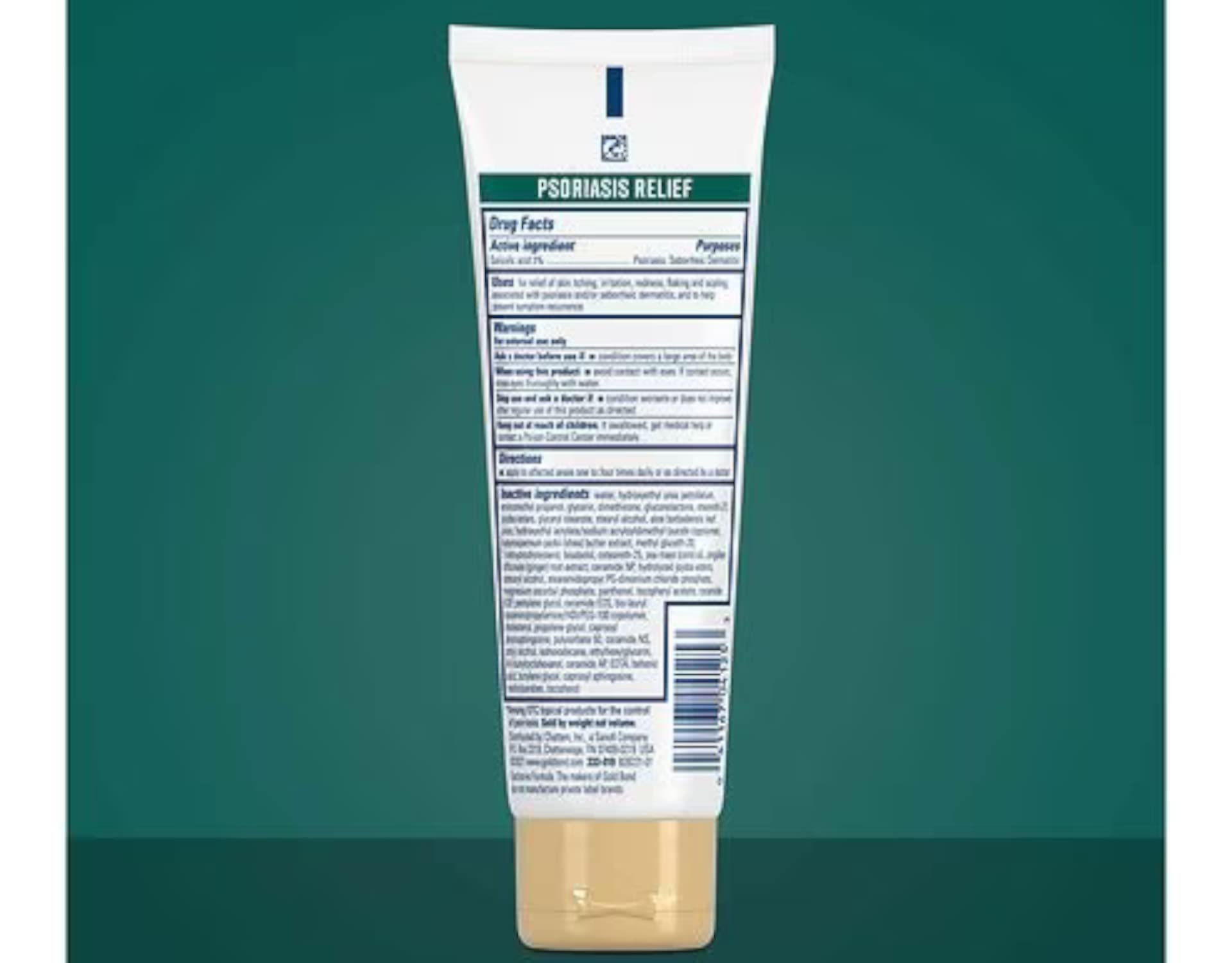 Pack-3 Gold Bond Psoriasis Relief Cream displayed for ongoing home use.