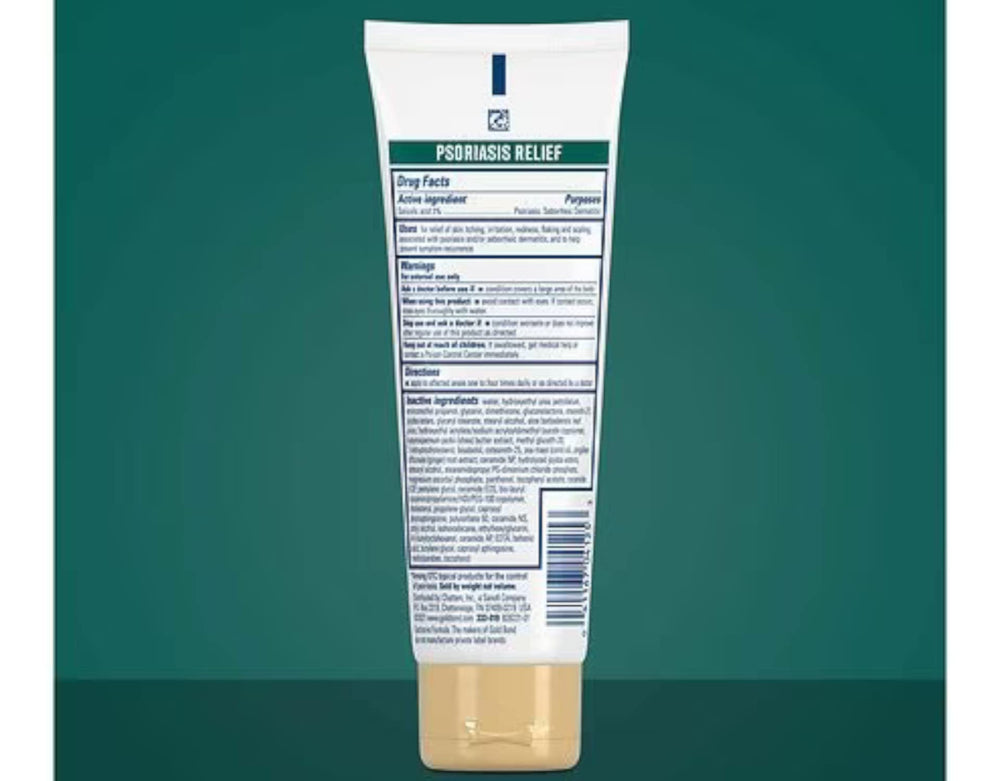 Pack-3 Gold Bond Psoriasis Relief Cream displayed for ongoing home use.