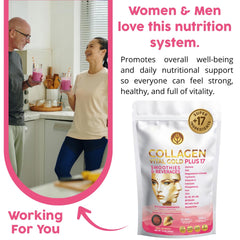 Gold Vital Life 17+ superfoods ingredients blend highlighted