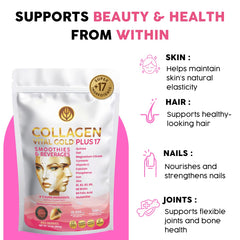 Gold Vital Life powder dissolving in water for a smooth, convenient mix
