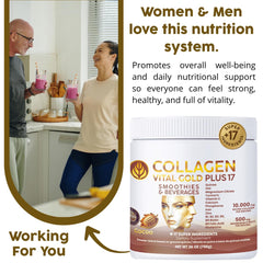 Gold Vital Life collagen powder pineapple cup showcases tasty daytime supplement