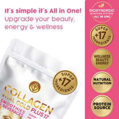 Gold Vital Life red berries flavor close-up showing tasty, easy-mix nutrition