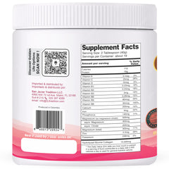 Gold Vital Life red berries flavor powder offers tasty daily nutrition for convenient supplementation.