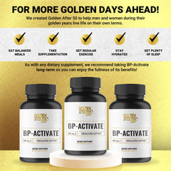 Golden After 50 BP-Activate usage scene displaying a routine that supports vitality