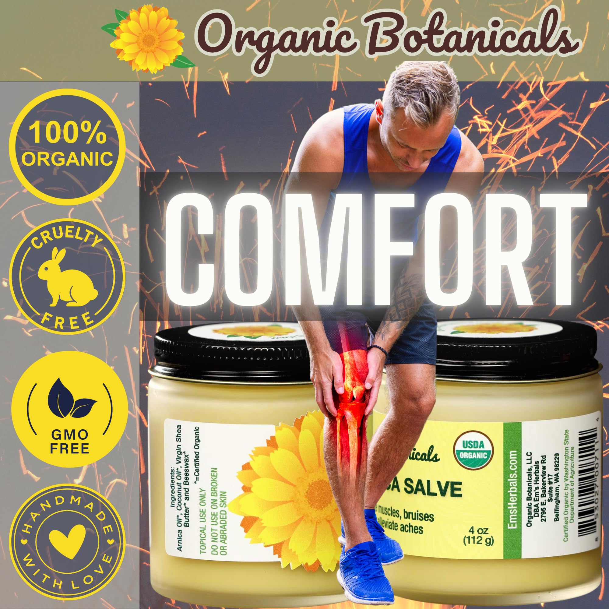 Golden jojoba oil infusion forms a premium salve base for daily use.