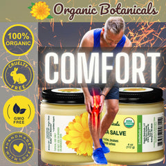 Golden jojoba oil infusion forms a premium salve base for daily use.