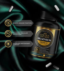 Golden Saffron Selenium in a daily wellness routine setup.