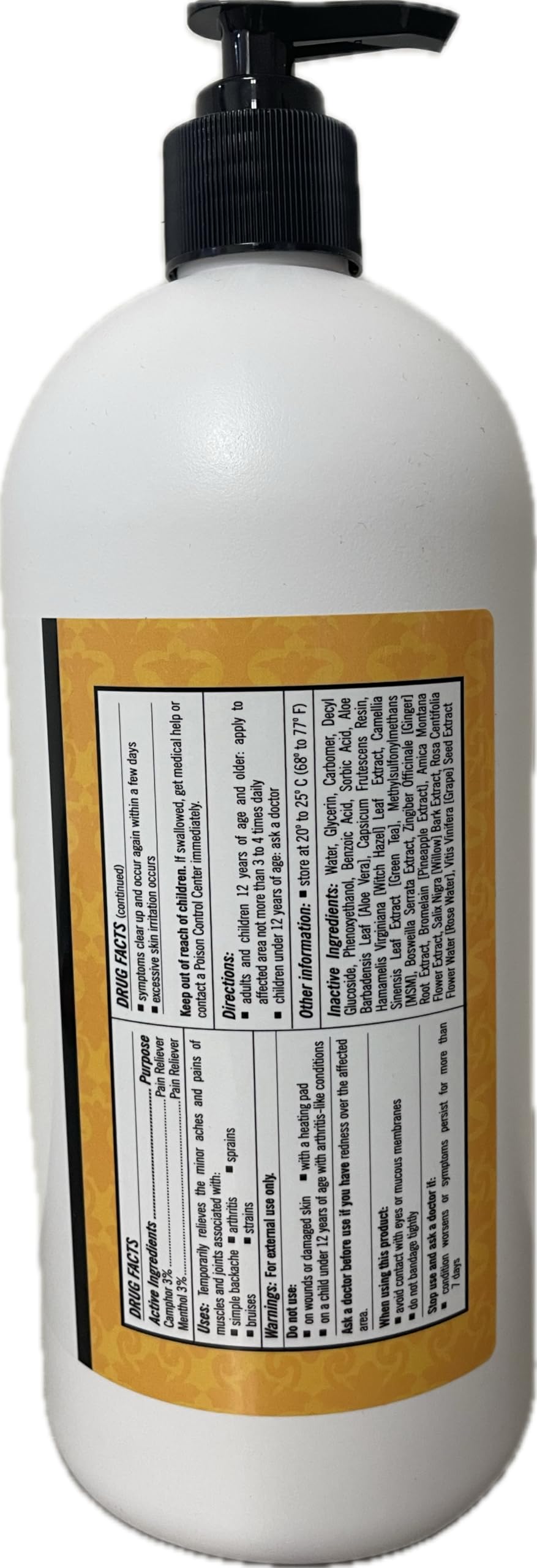 Texture applied on skin shows non-greasy relief from Golden Tiger cream.