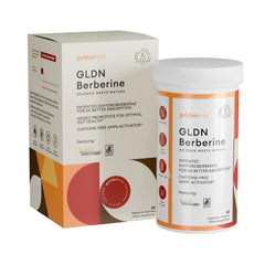 GoldenRoot GLDN Berberine bottle front showing premium digestive support for daily wellness.