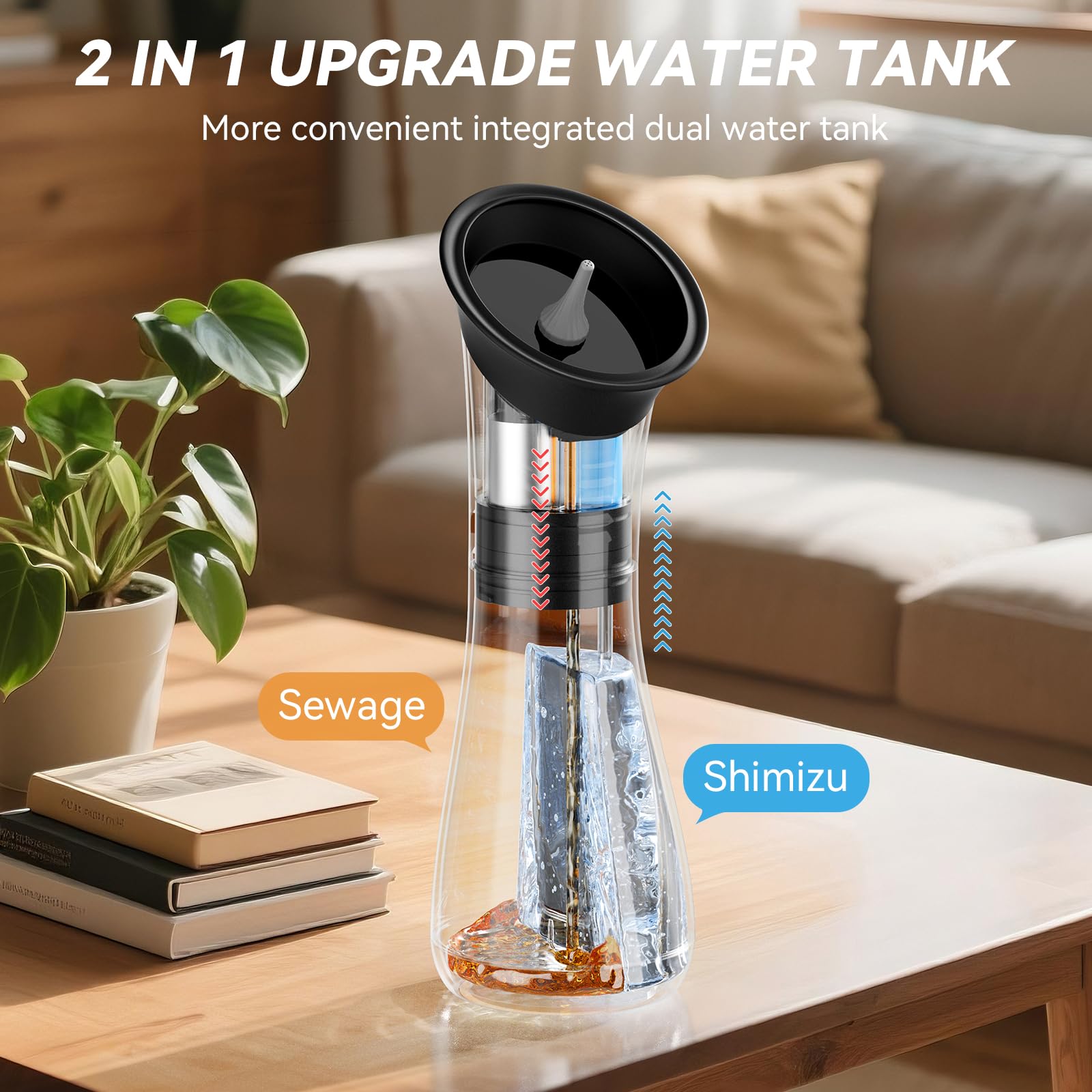 GOLFOEE ear cleaner offers three pressure modes and nine spray configurations.