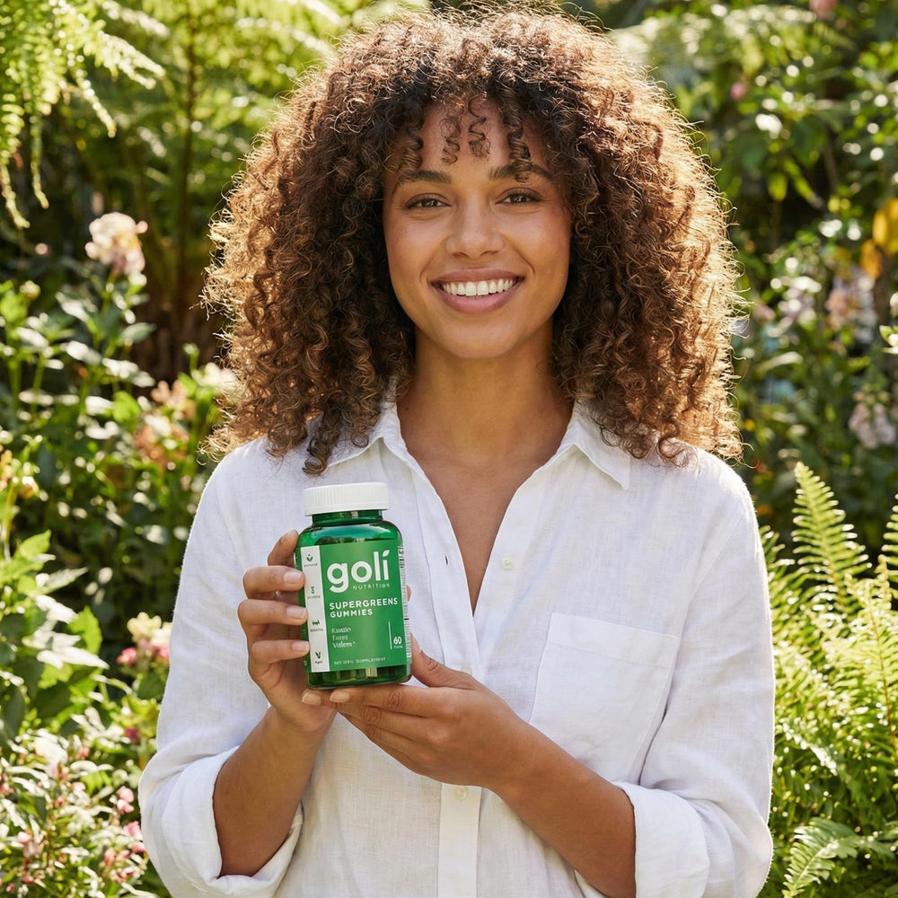 Goli probiotic Bacillus subtilis inclusion, supporting gut balance as part of routine.