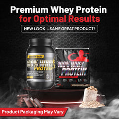 Goliath Labs quick-protein shake serve promoting easy daily nutrition