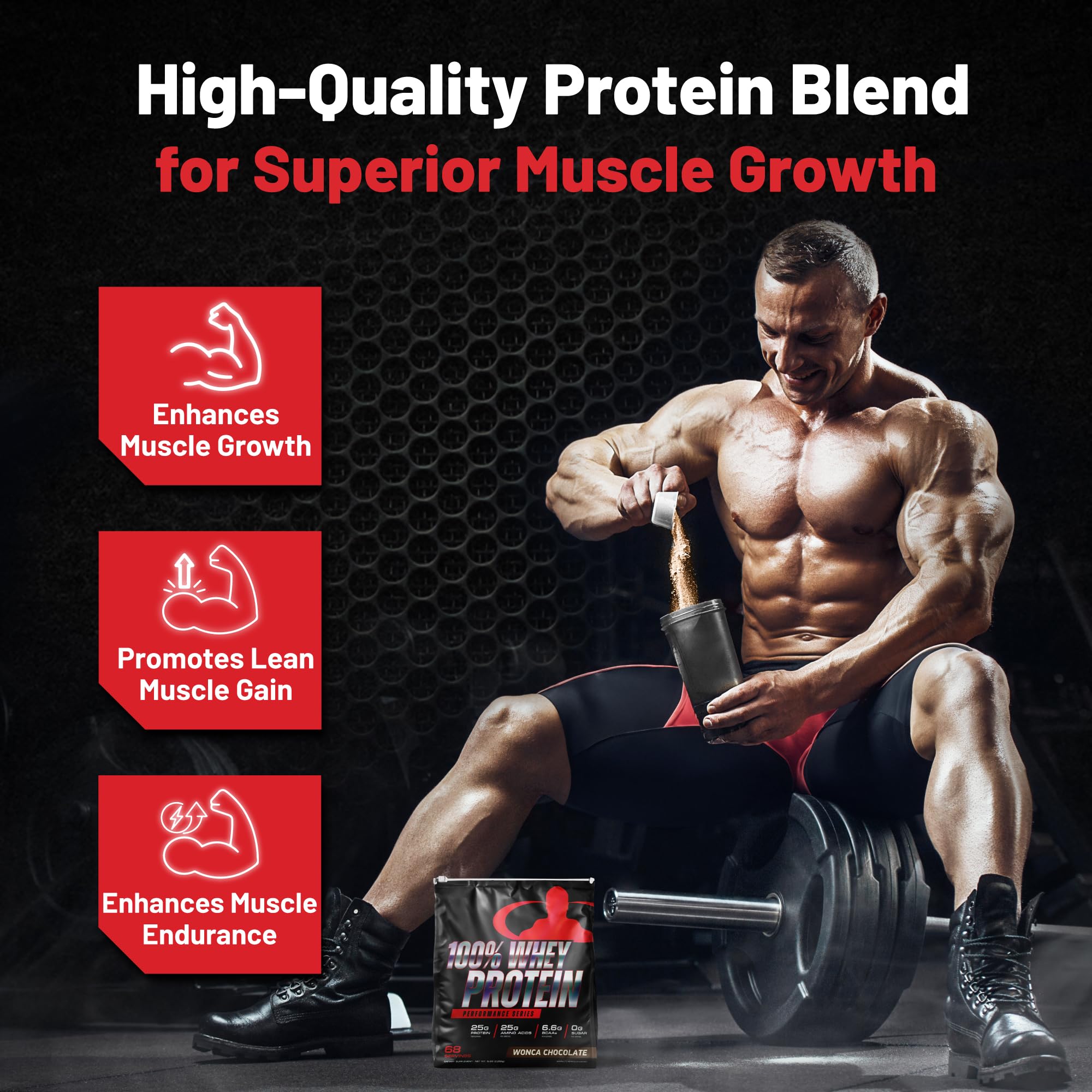 Goliath Labs rich cocoa flavor tub suggests indulgent taste with high protein