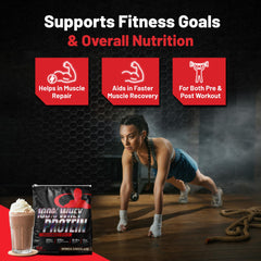 Goliath Labs shaker bottle with protein shake for quick post-workout refuel