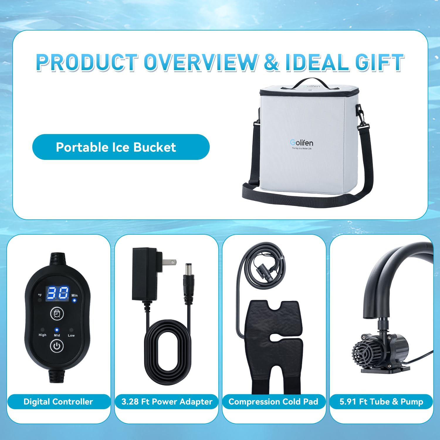 Golifen ultra-quiet pump ensures quiet operation during recovery