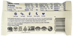 GoMacro Blueberry Cashew Butter Bar packaging highlights a convenient 12-pack for on-the-go nutrition