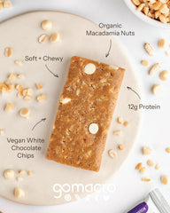 GoMacro MacroBar almond-butter blend supports clean fuel with rich, creamy texture.