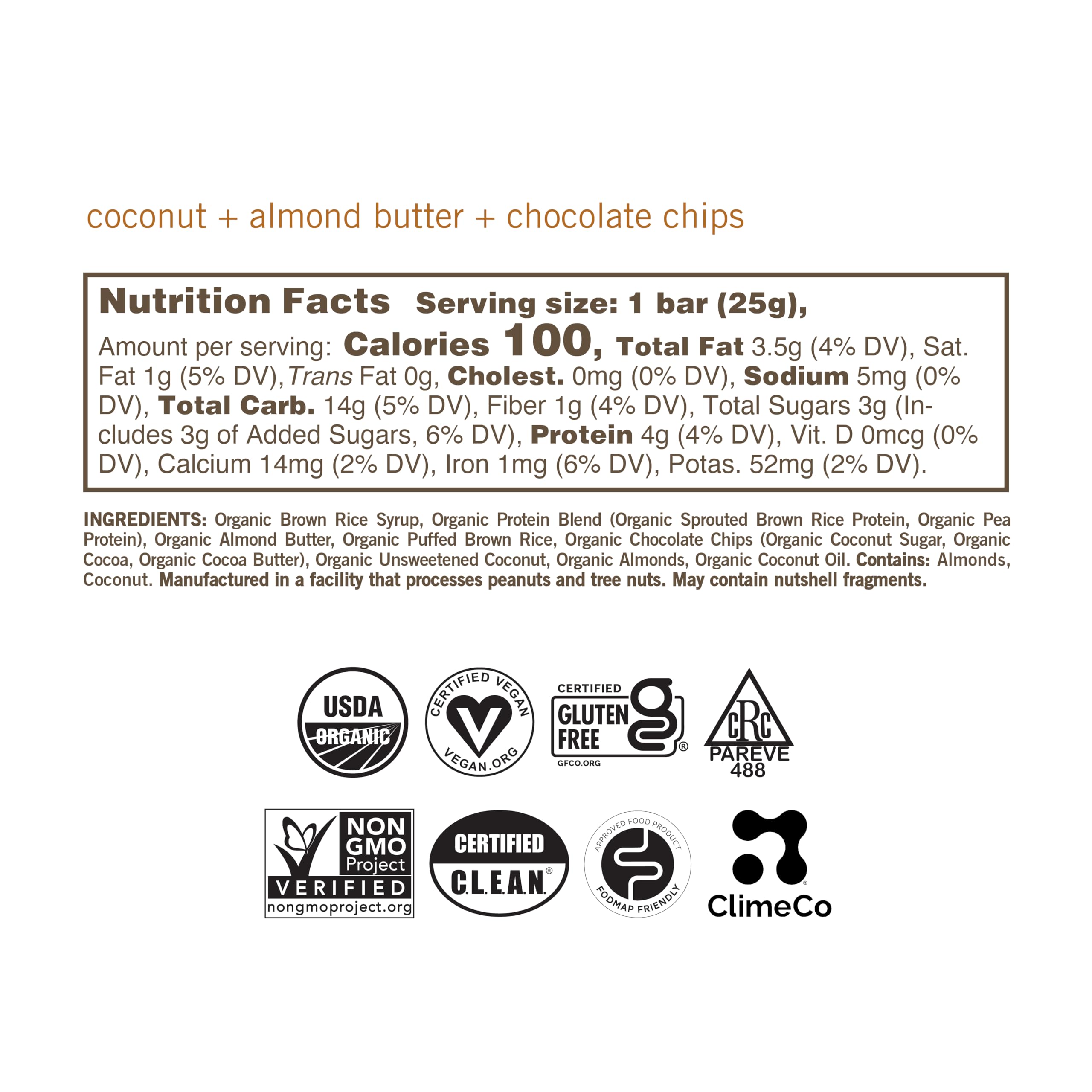 GoMacro MacroBar Mini packaging front, convenient grab-and-go vegan snack for travel.
