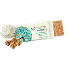 GoMacro plant-based protein bar with oats supports on-the-go nutrition