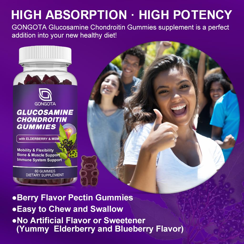 GONGOTA nutrition label closeup notes non-GMO and gluten-free features.