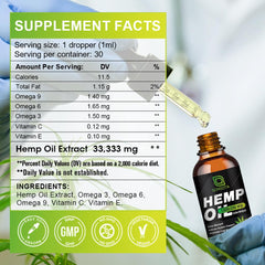 Close-up of GONGOTA hemp oil reveals rich amber color.