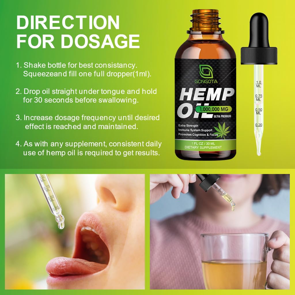 GONGOTA hemp oil in daily-use scene suggesting routine integration.