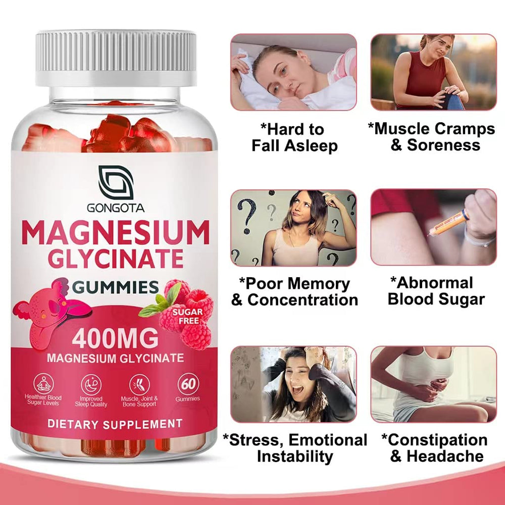GONGOTA gummies ingredients graphic emphasizes vitamin D and B6 support.