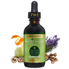 Go Nutrients Intestinal Edge bottle with dropper for daily gut support