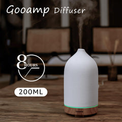 GooAmp 7-color LED mood lights create relaxing ambiance for yoga or evenings.