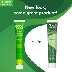 Good Clean Love Restore gel with aloe vera emphasizes soothing hydration.