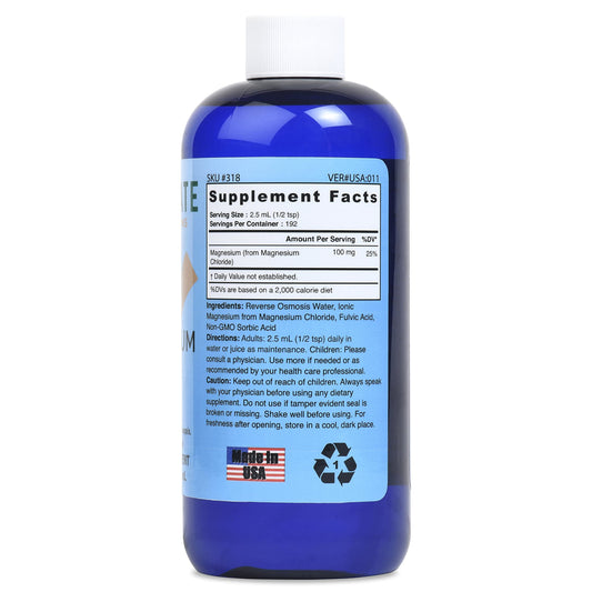 Good State Ionic Magnesium drops dispensed into water for easy absorption