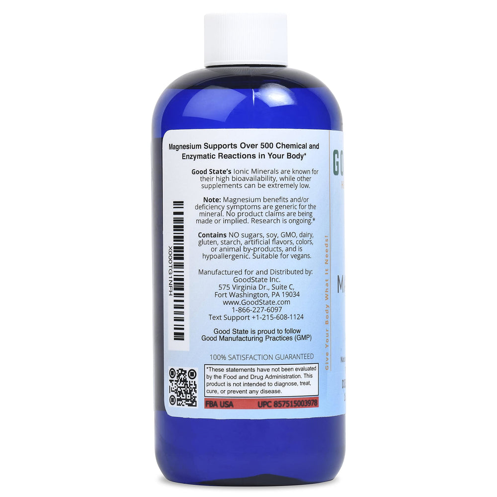 Good State Ionic Magnesium nano sized mineral technology for high bioavailability